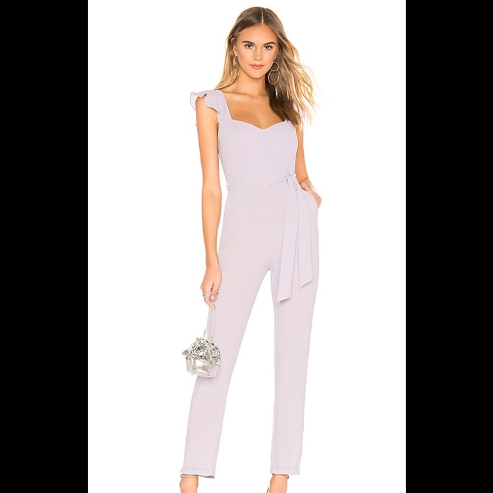 Superdown Gloria Flutter Jumpsuit